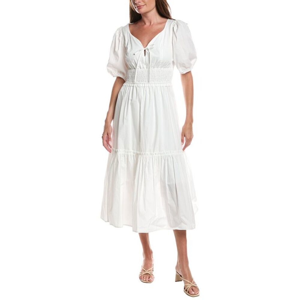 Layered With Love Womens  Maxi Dress, White